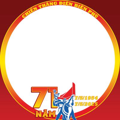 Khung kỷ niệm ngày 7/5 chiến thắng Điện Biên Phủ