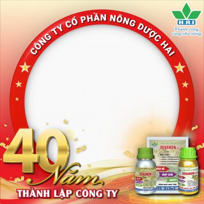 Khung Avatar kỷ niệm 40 năm (đỏ)