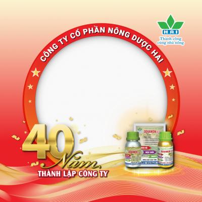Khung Avatar kỷ niệm 40 năm thành lập công ty HAI