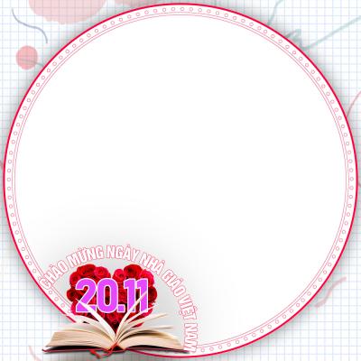 Khung avatar chào mừng ngày 20/11